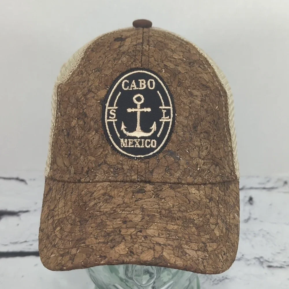 Cabo Mexico‎ Snapback Brown Tan Hat Adjustable Ball Cap